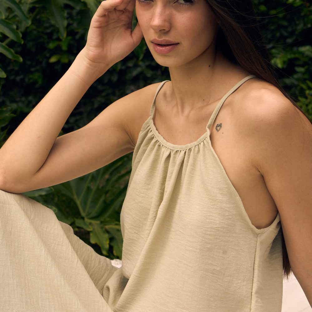 VESTIDO LINO REGULABLE ZAWE