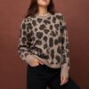 SWEATER PRINT CHOCO