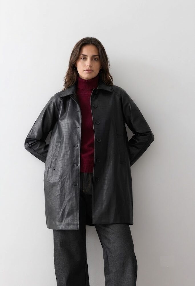 TRENCH CUERO INGRID